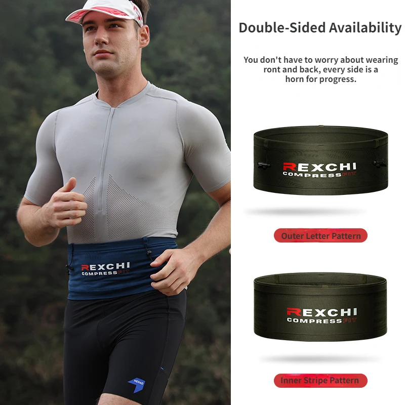 Running Gear Belt - REXCHI Ukryta Biegowa Saszetka Biodrowa Lekki