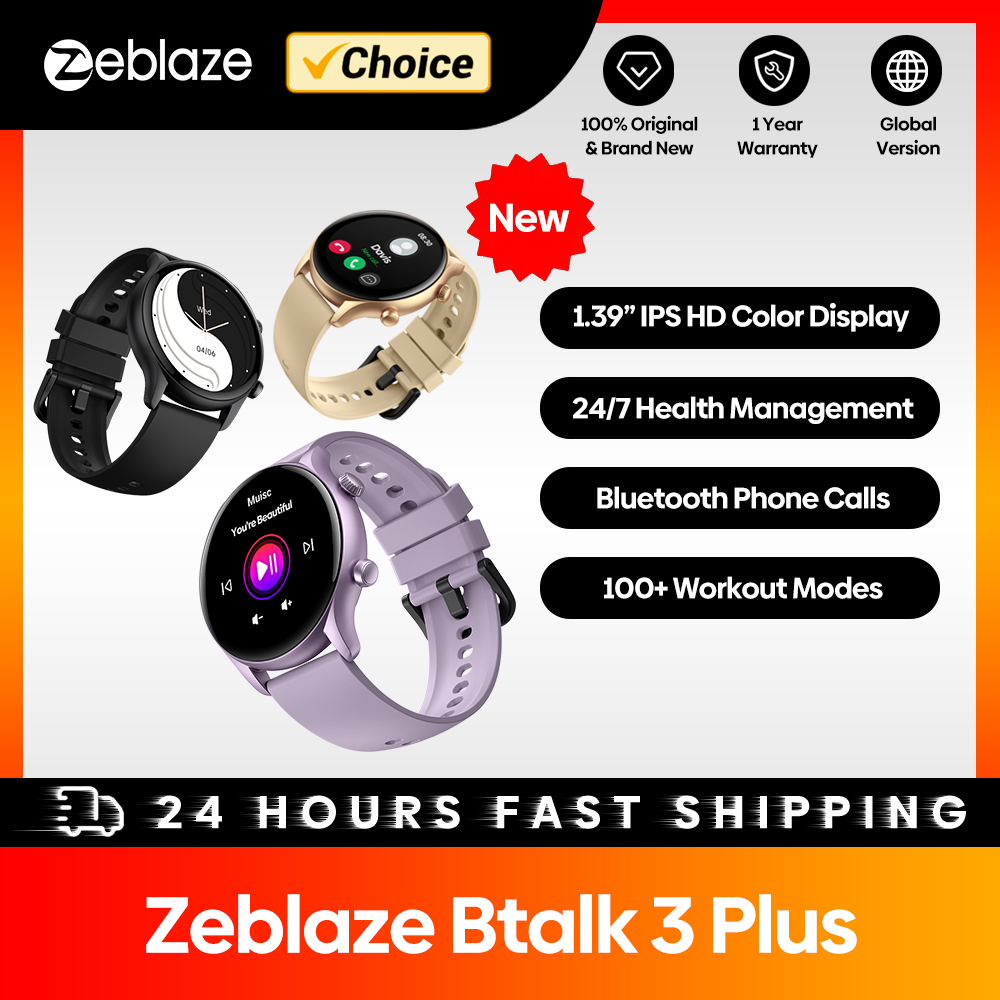 Gps Running Watch - Nowy Zeblaze Btalk 3 Plus Smartwatch
