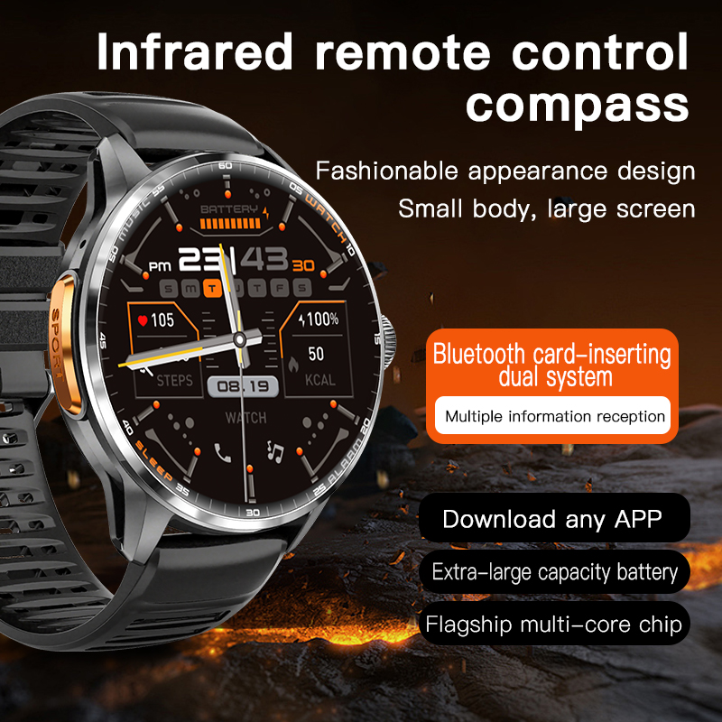 Gps Running Watch - Smartwatch H100 z dużym ekranem Amoled