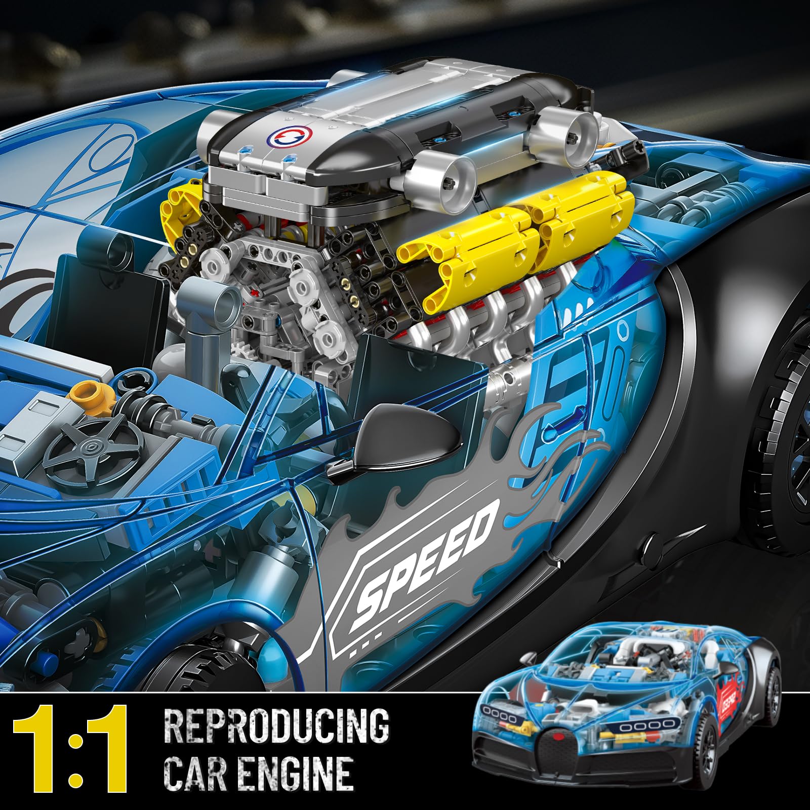 Zestaw modelu silnika V12, któ – Running Gear Engine recenzja i cena