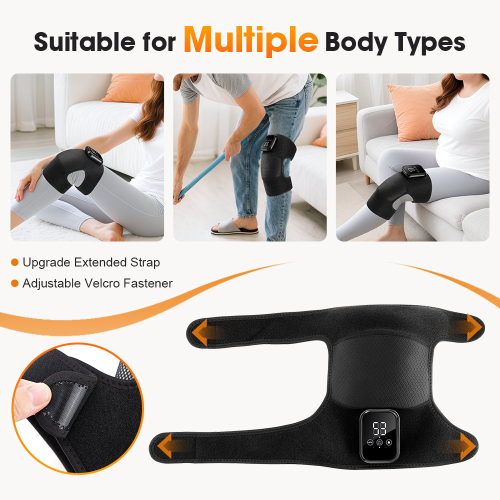 Elektryczny masażer kolan z fu – Knee Support Brace recenzja i cena