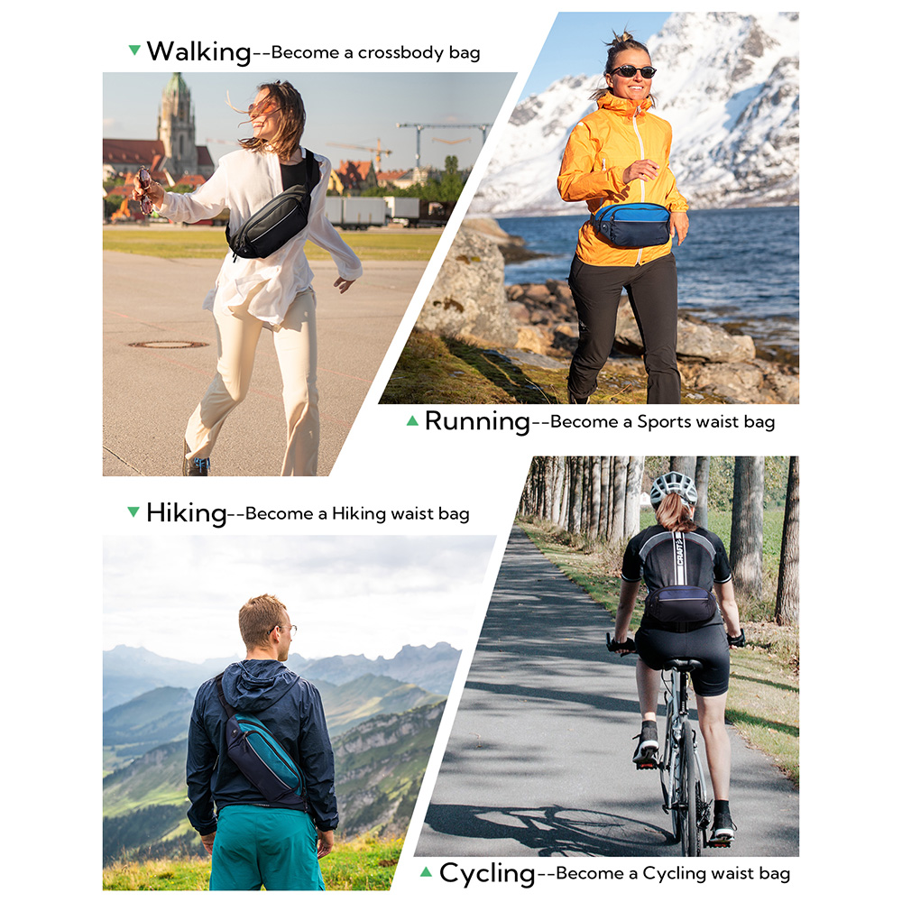 WATERFLY Fanny Pack Waist Bag  – Running Zwift recenzja i cena