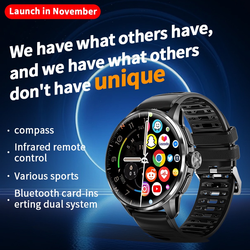 Smartwatch H100 z dużym ekrane – Gps Running Watch recenzja i cena